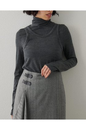 【ウィムガゼット/Whim Gazette】 タートルタンクプルオーバー人気、トレンドファッション・服の通販 founy(ファニー) ファッション Fashion レディースファッション Fashion for Women トップス・カットソー Cut & Sew Tops シャツ・ブラウス・オフィスカジュアル Elegant Blouses & Button-Ups ロングTシャツ・Tシャツ Longline T-Shirts & Tees カジュアルプルオーバー・ニットトップス Pullovers & Knit Tops / Casual Pullovers カットソー・ベーシックTシャツ Cut-and-Sewn Tops / Stretch Tees & Basics ストレッチ Stretch, Stretchy Fabric スマート Smart, Elegant スリーブ Sleeve, Long Sleeve / Short Sleeve タンク Tank Top, Sleeveless Top タートルネック Turtleneck, High Neck ロング Long, Long-Length 新作・新入荷 New Arrivals / New In |ID:prp329100004691489