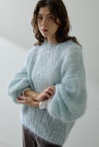 【ウィムガゼット/Whim Gazette】のハンドクルーニット スカイブルー|ID: prp329100004691491 ipo3291000000036182503