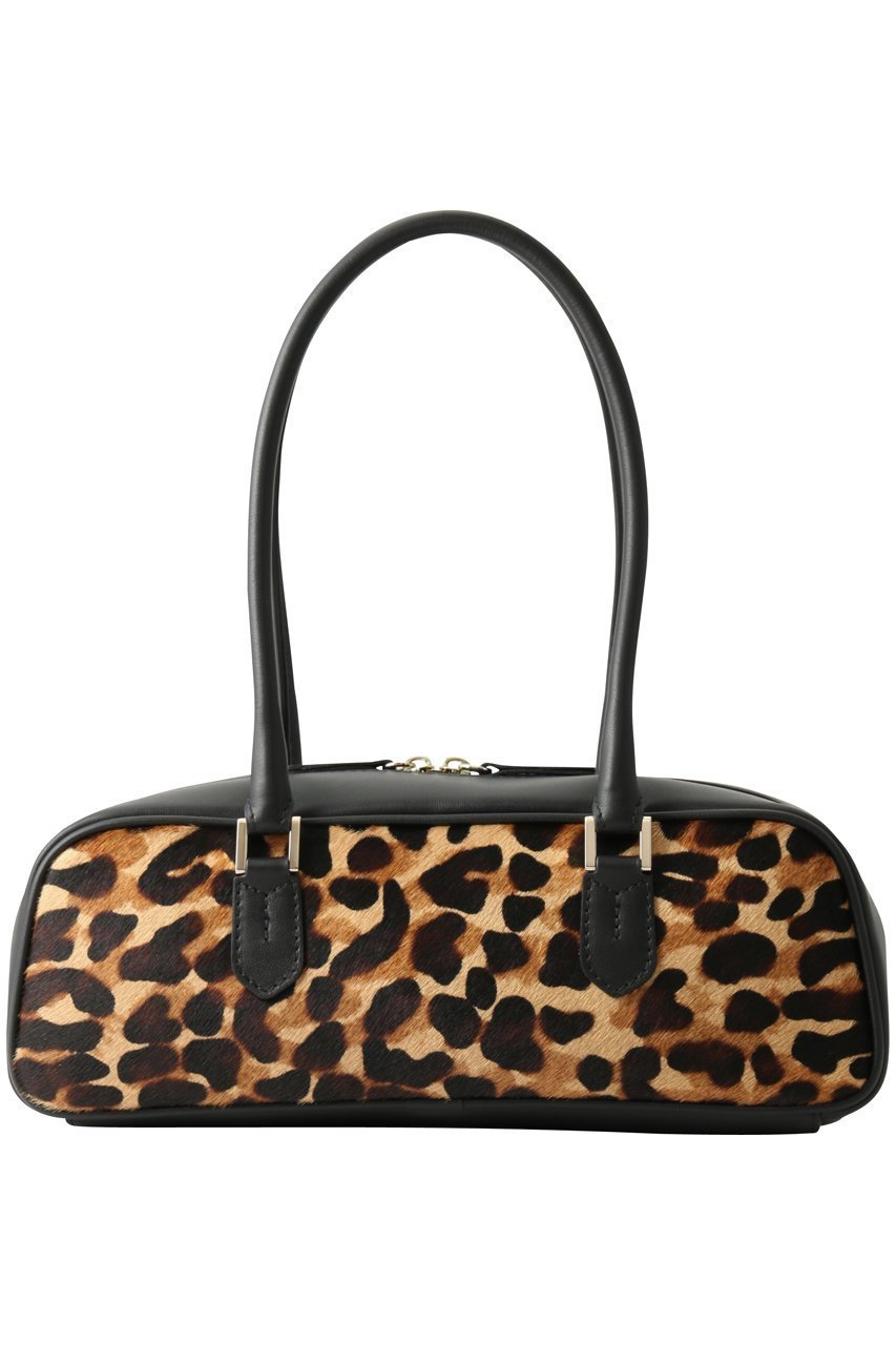 【アルアバイル/allureville】のHOLIZONTAL HAIR BOSTON BAG インテリア・キッズ・メンズ・レディースファッション・服の通販 founy(ファニー) 　ファッション　Fashion　レディースファッション　Fashion for Women　バッグ　Bags　イタリア　Italy　シンプル　Simple, Minimal　ジップ　Zip, Zipper　プリント　Print, Printed Pattern　ボストンバッグ　Boston Bag, Retro Bag　レオパード　Leopard, Animal Print　新作・新入荷　New Arrivals / New In　A/W・秋冬　Autumn/Winter　ブラック|ID: prp329100004691494 ipo3291000000033878639