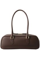 【アルアバイル/allureville】のHOLIZONTAL BOSTON BAG ダークブラウン|ID:prp329100004691495