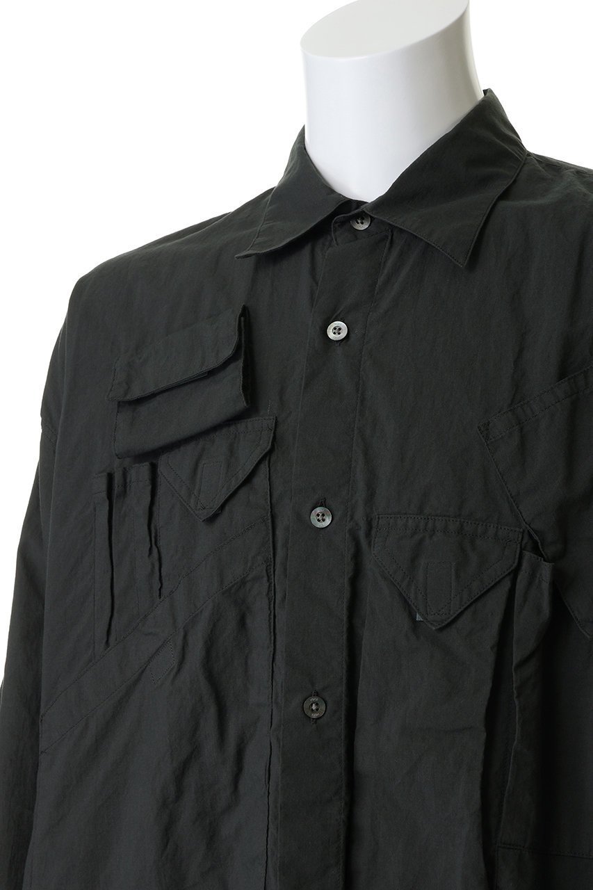 【ヨーク/YOKE / MEN】の【MEN】【YOKE × KATHARINE HAMNETT】オーガニック コットン マルチ ポケット シャツ 人気、トレンドファッション・服の通販 founy(ファニー) 　ファッション　Fashion　メンズファッション　Fashion for Men　オーガニック　Organic Cotton　スリーブ　Sleeve, Long Sleeve / Short Sleeve　ポケット　Pocket, Pocket Detail　モダン　Modern, Contemporary　ロング　Long, Long-Length　新作・新入荷　New Arrivals / New In　other-5|ID: prp329100004691497 ipo3291000000033878672