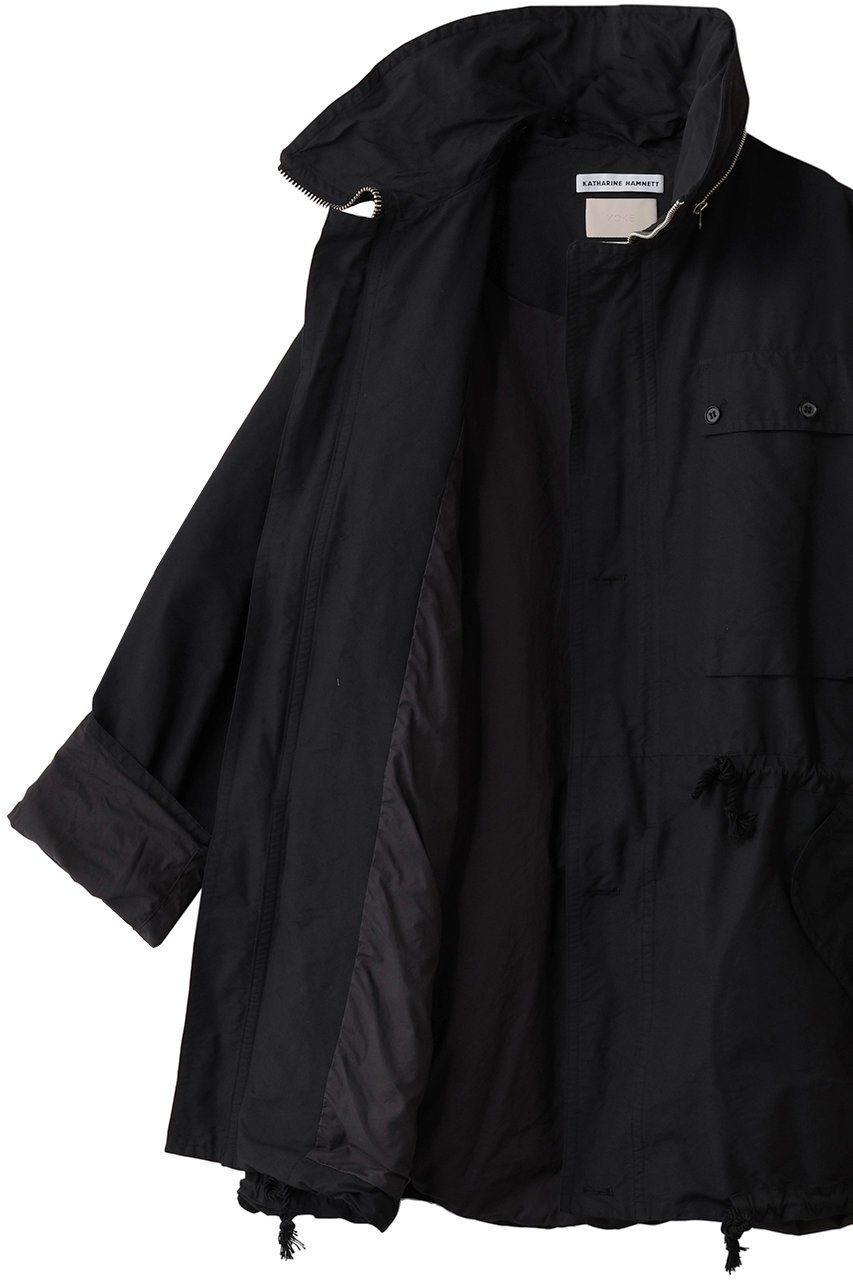 【ヨーク/YOKE】の【UNISEX】【YOKE × KATHARINE HAMNETT】リサイクル ポリエステル ハーフ コート 人気、トレンドファッション・服の通販 founy(ファニー) 　ファッション　Fashion　レディースファッション　Fashion for Women　アウター　Coat / Outerwear Collection　コート・ロングコート・ピーコート　Long Coats, Peacoats & More　ユニセックス　Unisex, Genderless　スタンド　Stand Collar, Upright Stand　ハーフ　Half, Half-Length　ポケット　Pocket, Pocket Detail　ミリタリー　Military, Army Style　モダン　Modern, Contemporary　ロング　Long, Long-Length　other-6|ID: prp329100004691498 ipo3291000000036182562