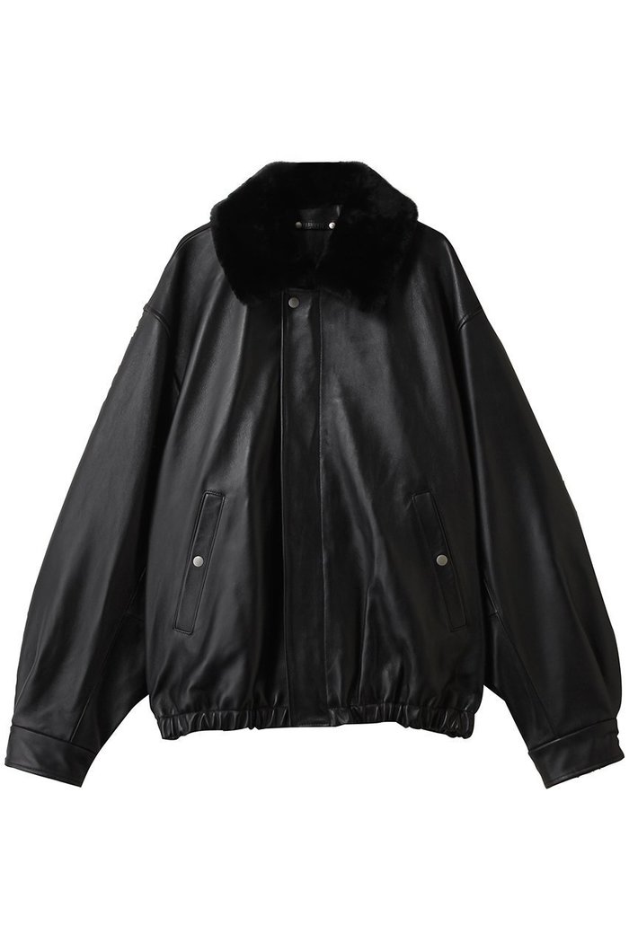 【シュタイン/ssstein】の【UNISEX】MOUTON COLLAR SHEEP LEATHER ZIP JACKET インテリア・キッズ・メンズ・レディースファッション・服の通販 founy(ファニー) https://founy.com/ ファッション Fashion レディースファッション Fashion for Women アウター Coat / Outerwear Collection レディースジャケット・軽アウター Jackets ユニセックス Unisex, Genderless エレガント 上品 Elegant シンプル Simple, Minimal ジャケット Jacket, Outerwear |ID: prp329100004691500 ipo3291000000036182565