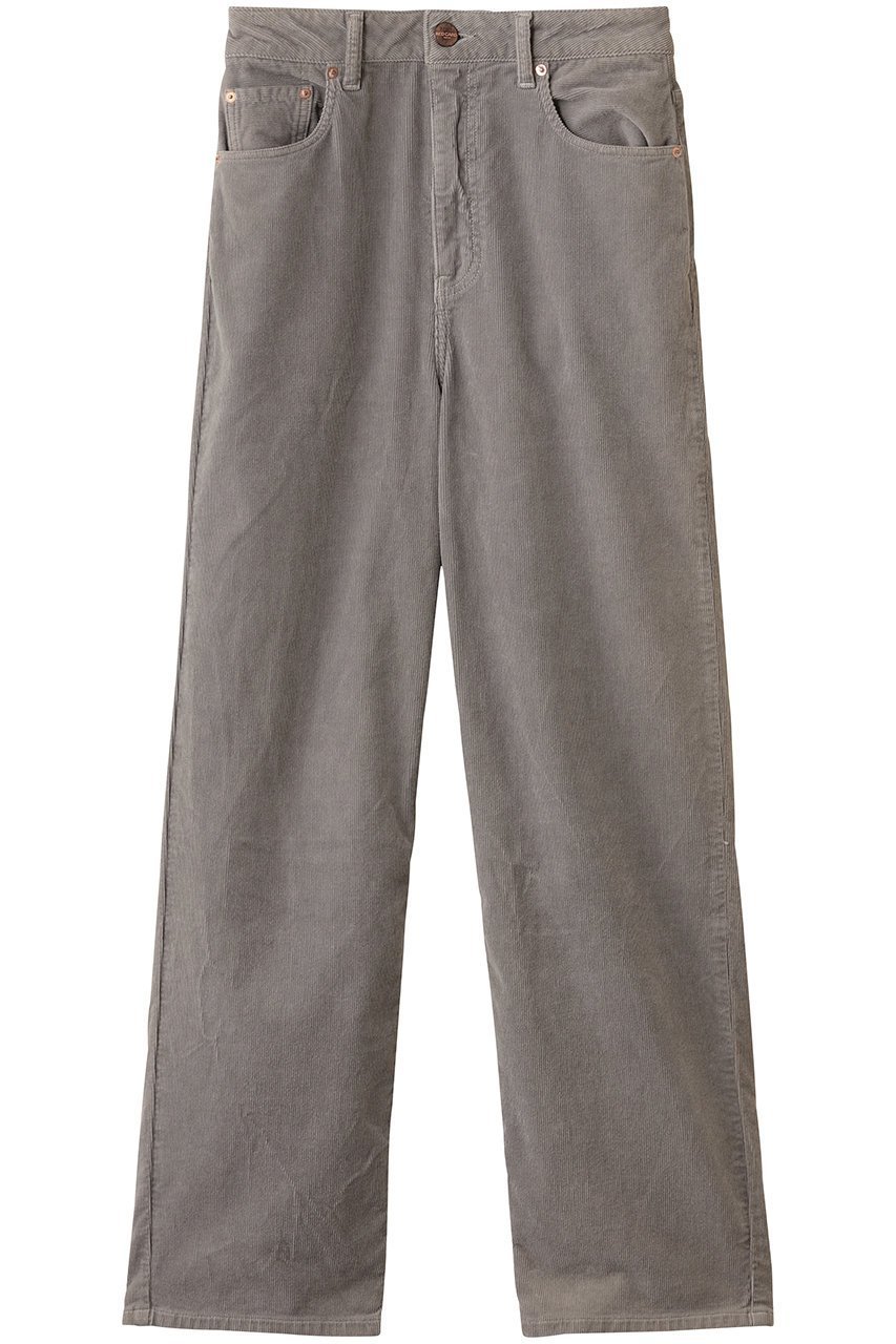 【レッドカード トーキョー/RED CARD TOKYO】のDakota コーデュロイルーズストレートパンツ インテリア・キッズ・メンズ・レディースファッション・服の通販 founy(ファニー) 　ファッション　Fashion　レディースファッション　Fashion for Women　パンツ　Pants & Trousers　トレンド　Trend, Trending Now　ビッグ　Big, Oversized　フィット　Fit, Slim Fit　ルーズ　Loose, Oversized　新作・新入荷　New Arrivals / New In　Grey|ID: prp329100004691503 ipo3291000000033878862