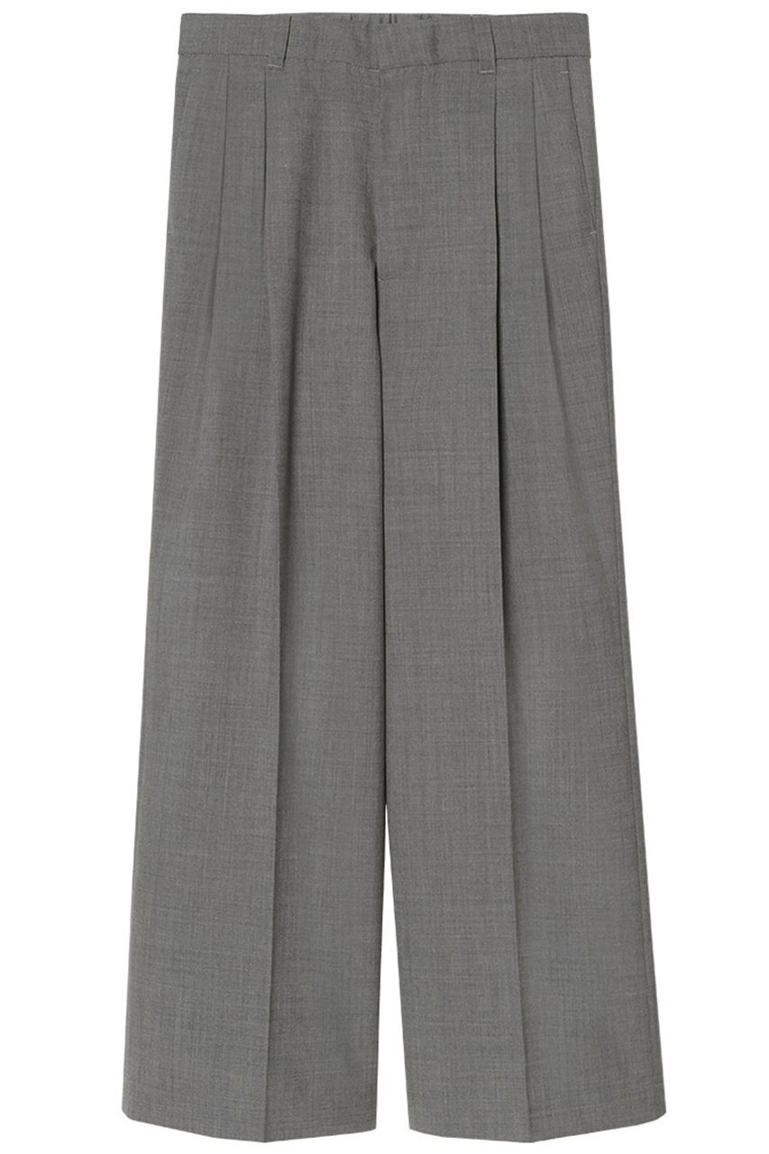 【マディソンブルー/MADISONBLUE】のPLEATED WIDE LEG LPT W TRO ワイドレッグパンツ インテリア・キッズ・メンズ・レディースファッション・服の通販 founy(ファニー) 　ファッション　Fashion　レディースファッション　Fashion for Women　パンツ　Pants & Trousers　ドレス　Dress, One-Piece　ルーズ　Loose, Oversized　エレガント 上品　Elegant　新作・新入荷　New Arrivals / New In　グレー|ID: prp329100004693062 ipo3291000000033886199