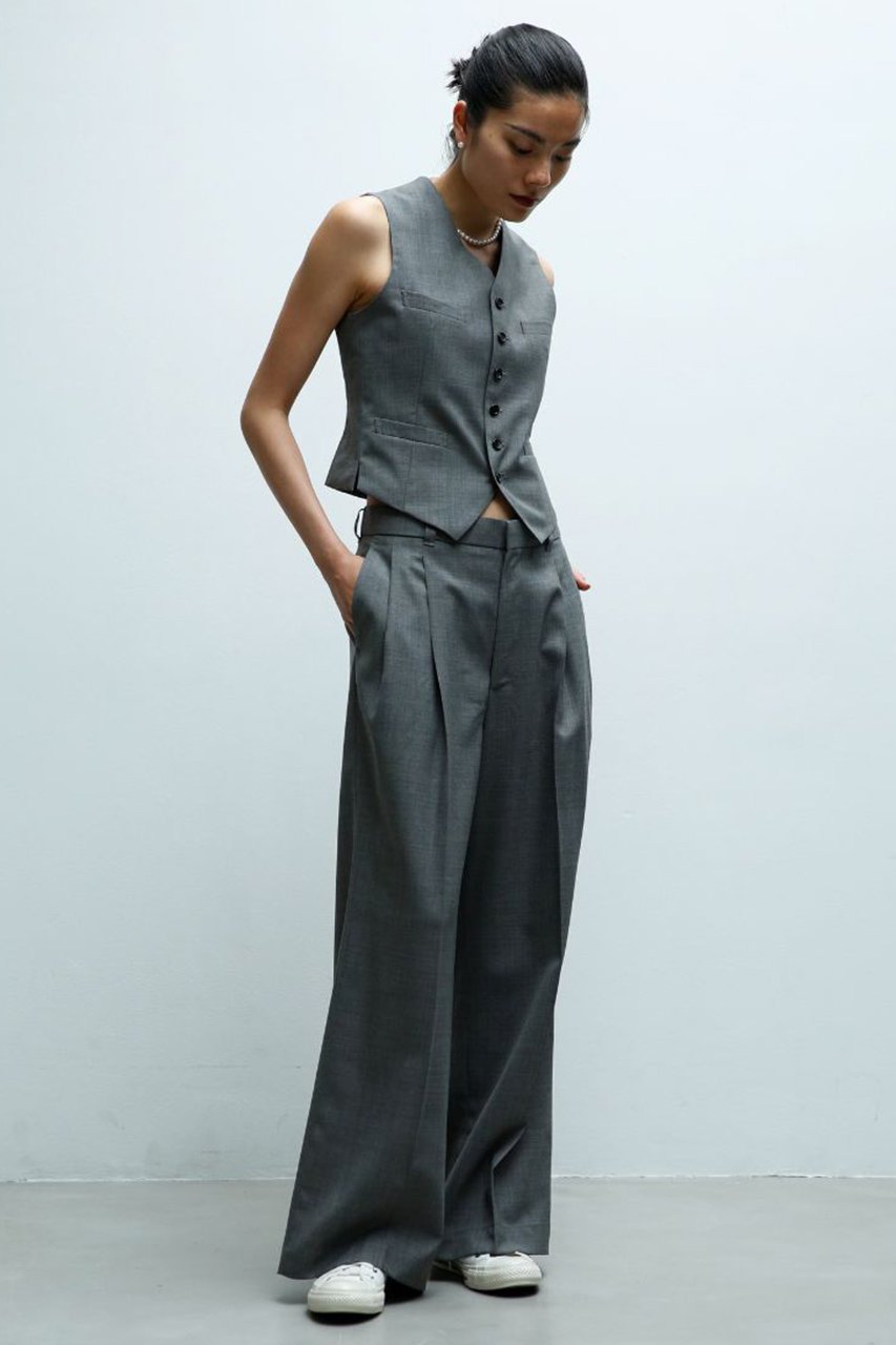 【マディソンブルー/MADISONBLUE】のPLEATED WIDE LEG LPT W TRO ワイドレッグパンツ 人気、トレンドファッション・服の通販 founy(ファニー) 　ファッション　Fashion　レディースファッション　Fashion for Women　パンツ　Pants & Trousers　ドレス　Dress, One-Piece　ルーズ　Loose, Oversized　エレガント 上品　Elegant　新作・新入荷　New Arrivals / New In　other-8|ID: prp329100004693062 ipo3291000000033886206