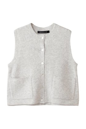 【ミズイロ インド/mizuiro ind】 boucle crew neck vest ベスト人気、トレンドファッション・服の通販 founy(ファニー) ファッション Fashion レディースファッション Fashion for Women トップス・カットソー Cut & Sew Tops ニット Knit Tops & Sweaters ベスト&ジレ / 重ね着スタイル Vests & Gilets カジュアルプルオーバー・ニットトップス Pullovers & Knit Tops / Casual Pullovers ベスト Vest, Waistcoat ベーシック Basic, Essential 新作・新入荷 New Arrivals / New In |ID:prp329100004693070