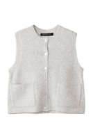 【ミズイロ インド/mizuiro ind】のboucle crew neck vest ベスト 人気、トレンドファッション・服の通販 founy(ファニー) ファッション Fashion レディースファッション Fashion for Women トップス・カットソー Cut & Sew Tops ニット Knit Tops & Sweaters ベスト&ジレ / 重ね着スタイル Vests & Gilets カジュアルプルオーバー・ニットトップス Pullovers & Knit Tops / Casual Pullovers ベスト Vest, Waistcoat ベーシック Basic, Essential 新作・新入荷 New Arrivals / New In |ID:prp329100004693070