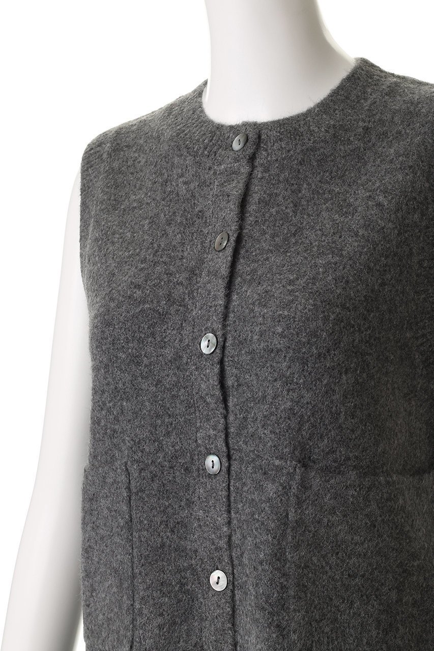 【ミズイロ インド/mizuiro ind】のboucle crew neck vest ベスト 人気、トレンドファッション・服の通販 founy(ファニー) 　ファッション　Fashion　レディースファッション　Fashion for Women　トップス・カットソー　Cut & Sew Tops　ニット　Knit Tops & Sweaters　ベスト&ジレ / 重ね着スタイル　Vests & Gilets　カジュアルプルオーバー・ニットトップス　Pullovers & Knit Tops / Casual Pullovers　ベスト　Vest, Waistcoat　ベーシック　Basic, Essential　新作・新入荷　New Arrivals / New In　other-5|ID: prp329100004693070 ipo3291000000033886264