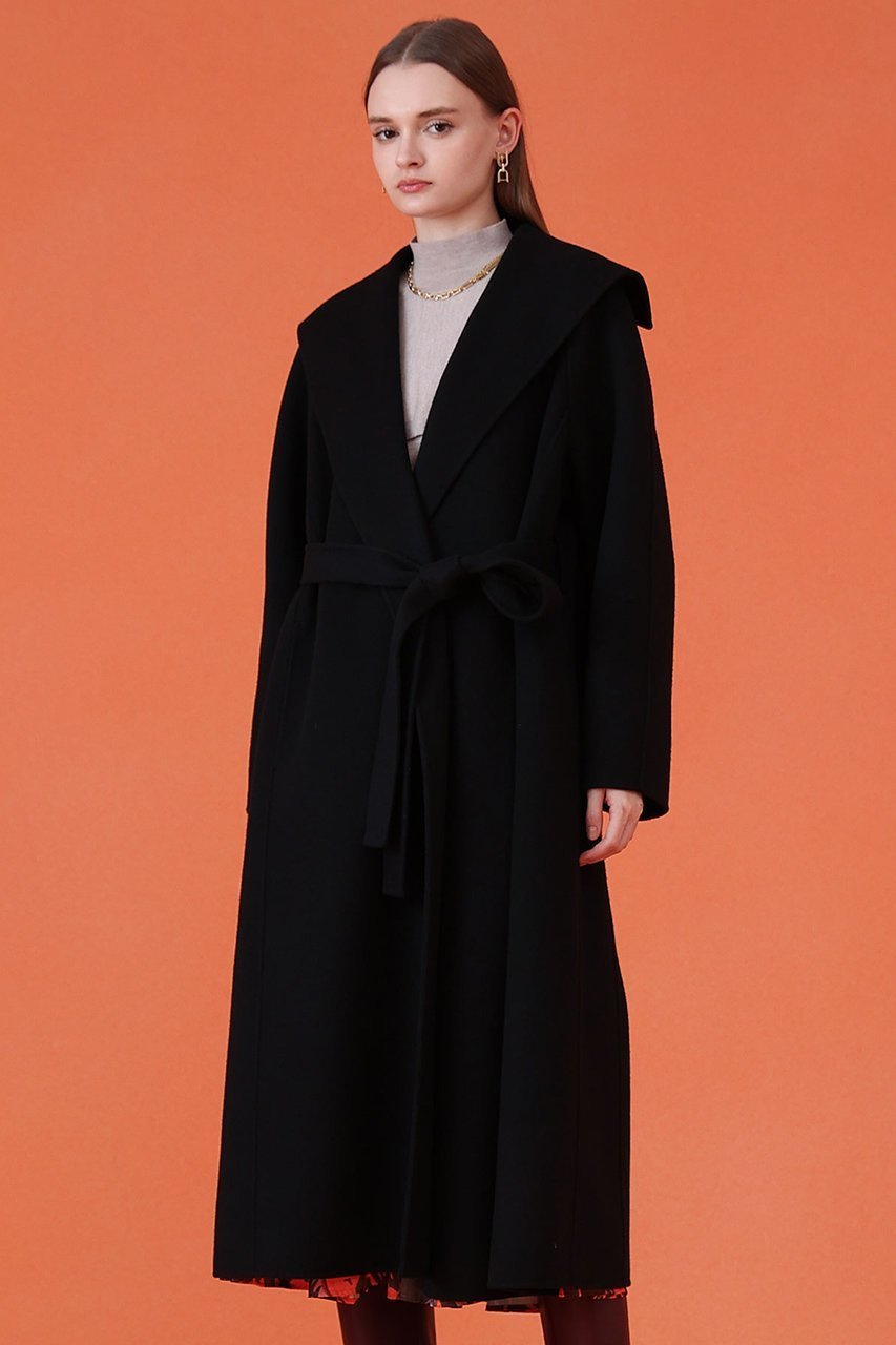 【アナイ/ANAYI】のシャルムリバービックカラーコート 人気、トレンドファッション・服の通販 founy(ファニー)  ファッション Fashion レディースファッション Fashion for Women アウター Coat / Outerwear Collection コート・ロングコート・ピーコート Long Coats, Peacoats & More なめらか Smooth, Silky Texture エレガント 上品 Elegant コンパクト Compact, Small Size スリット Slit, Slit Detail スリーブ Sleeve, Long Sleeve / Short Sleeve ループ Loop, Loop Knit ロング Long, Long-Length other-5|ID: prp329100004693076 ipo3291000000034241667