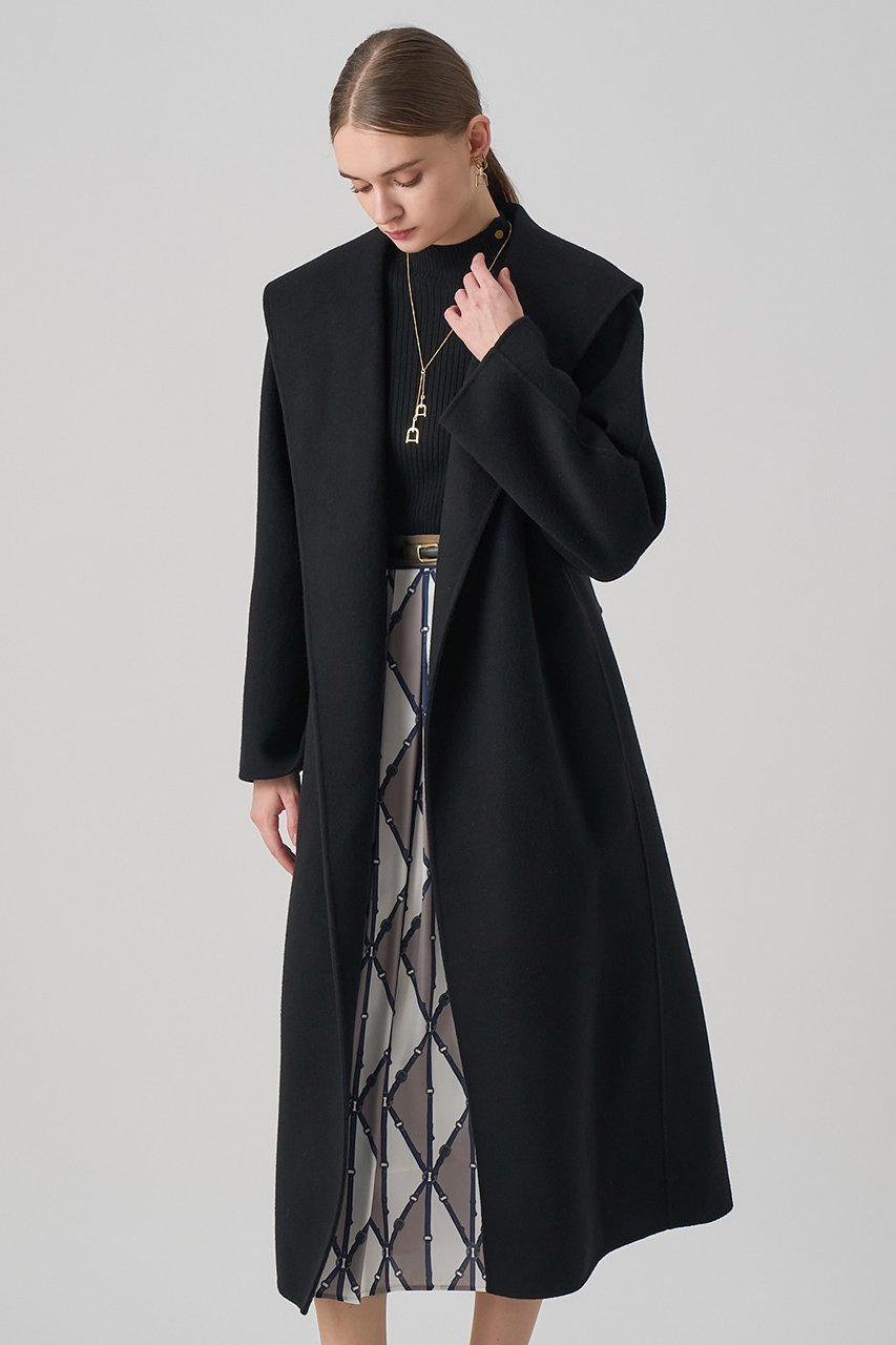 【アナイ/ANAYI】のシャルムリバービックカラーコート 人気、トレンドファッション・服の通販 founy(ファニー)  ファッション Fashion レディースファッション Fashion for Women アウター Coat / Outerwear Collection コート・ロングコート・ピーコート Long Coats, Peacoats & More なめらか Smooth, Silky Texture エレガント 上品 Elegant コンパクト Compact, Small Size スリット Slit, Slit Detail スリーブ Sleeve, Long Sleeve / Short Sleeve ループ Loop, Loop Knit ロング Long, Long-Length other-7|ID: prp329100004693076 ipo3291000000034241669