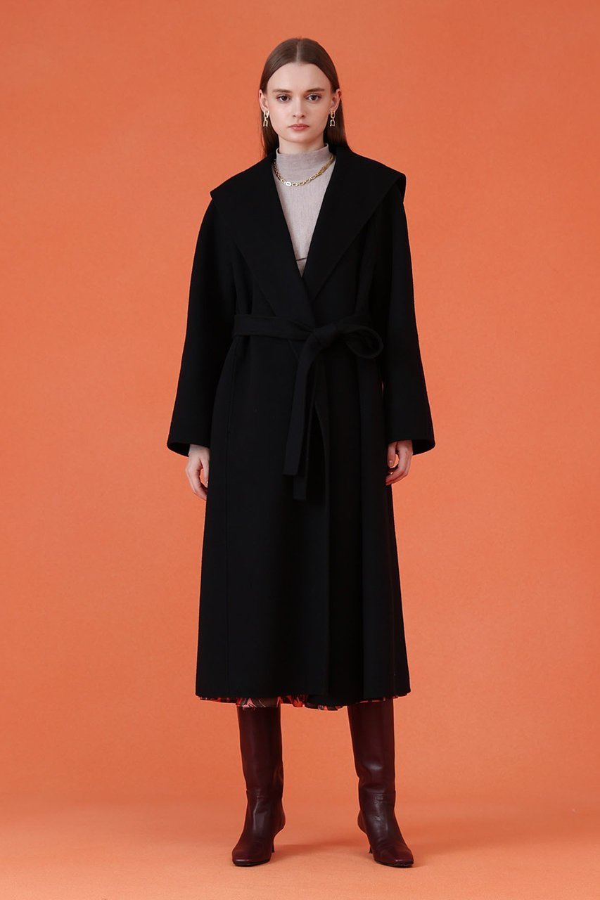 【アナイ/ANAYI】のシャルムリバービックカラーコート 人気、トレンドファッション・服の通販 founy(ファニー)  ファッション Fashion レディースファッション Fashion for Women アウター Coat / Outerwear Collection コート・ロングコート・ピーコート Long Coats, Peacoats & More なめらか Smooth, Silky Texture エレガント 上品 Elegant コンパクト Compact, Small Size スリット Slit, Slit Detail スリーブ Sleeve, Long Sleeve / Short Sleeve ループ Loop, Loop Knit ロング Long, Long-Length other-8|ID: prp329100004693076 ipo3291000000034241670