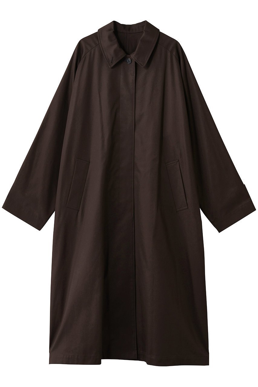 【ミズイロ インド/mizuiro ind】のステンカラーコート インテリア・キッズ・メンズ・レディースファッション・服の通販 founy(ファニー) 　ファッション　Fashion　レディースファッション　Fashion for Women　アウター　Coat / Outerwear Collection　コート・ロングコート・ピーコート　Long Coats, Peacoats & More　マニッシュ　Mannish, Boyish　ロング　Long, Long-Length　エレガント 上品　Elegant　brown|ID: prp329100004693078 ipo3291000000035743329