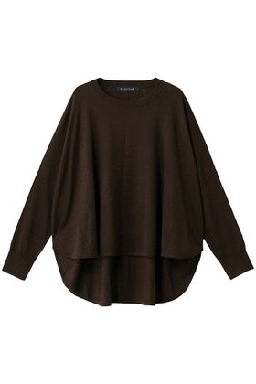 【ミズイロ インド/mizuiro ind】 front seemed cocoon P/O プルオーバー人気、トレンドファッション・服の通販 founy(ファニー) ファッション Fashion レディースファッション Fashion for Women トップス・カットソー Cut & Sew Tops ニット Knit Tops & Sweaters カジュアルプルオーバー・ニットトップス Pullovers & Knit Tops / Casual Pullovers シンプル Simple, Minimal スラックス Slacks, Dress Pants デニム Denim, Jeans Material ドレープ Drape, Draping Fabric 新作・新入荷 New Arrivals / New In |ID:prp329100004693079