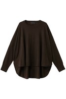 【ミズイロ インド/mizuiro ind】のfront seemed cocoon P/O プルオーバー 人気、トレンドファッション・服の通販 founy(ファニー) ファッション Fashion レディースファッション Fashion for Women トップス・カットソー Cut & Sew Tops ニット Knit Tops & Sweaters カジュアルプルオーバー・ニットトップス Pullovers & Knit Tops / Casual Pullovers シンプル Simple, Minimal スラックス Slacks, Dress Pants デニム Denim, Jeans Material ドレープ Drape, Draping Fabric 新作・新入荷 New Arrivals / New In |ID:prp329100004693079