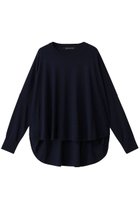 【ミズイロ インド/mizuiro ind】のfront seemed cocoon P/O プルオーバー 人気、トレンドファッション・服の通販 founy(ファニー) ファッション Fashion レディースファッション Fashion for Women トップス・カットソー Cut & Sew Tops ニット Knit Tops & Sweaters カジュアルプルオーバー・ニットトップス Pullovers & Knit Tops / Casual Pullovers シンプル Simple, Minimal スラックス Slacks, Dress Pants デニム Denim, Jeans Material ドレープ Drape, Draping Fabric 新作・新入荷 New Arrivals / New In thumbnail navy|ID: prp329100004693079 ipo3291000000033886337
