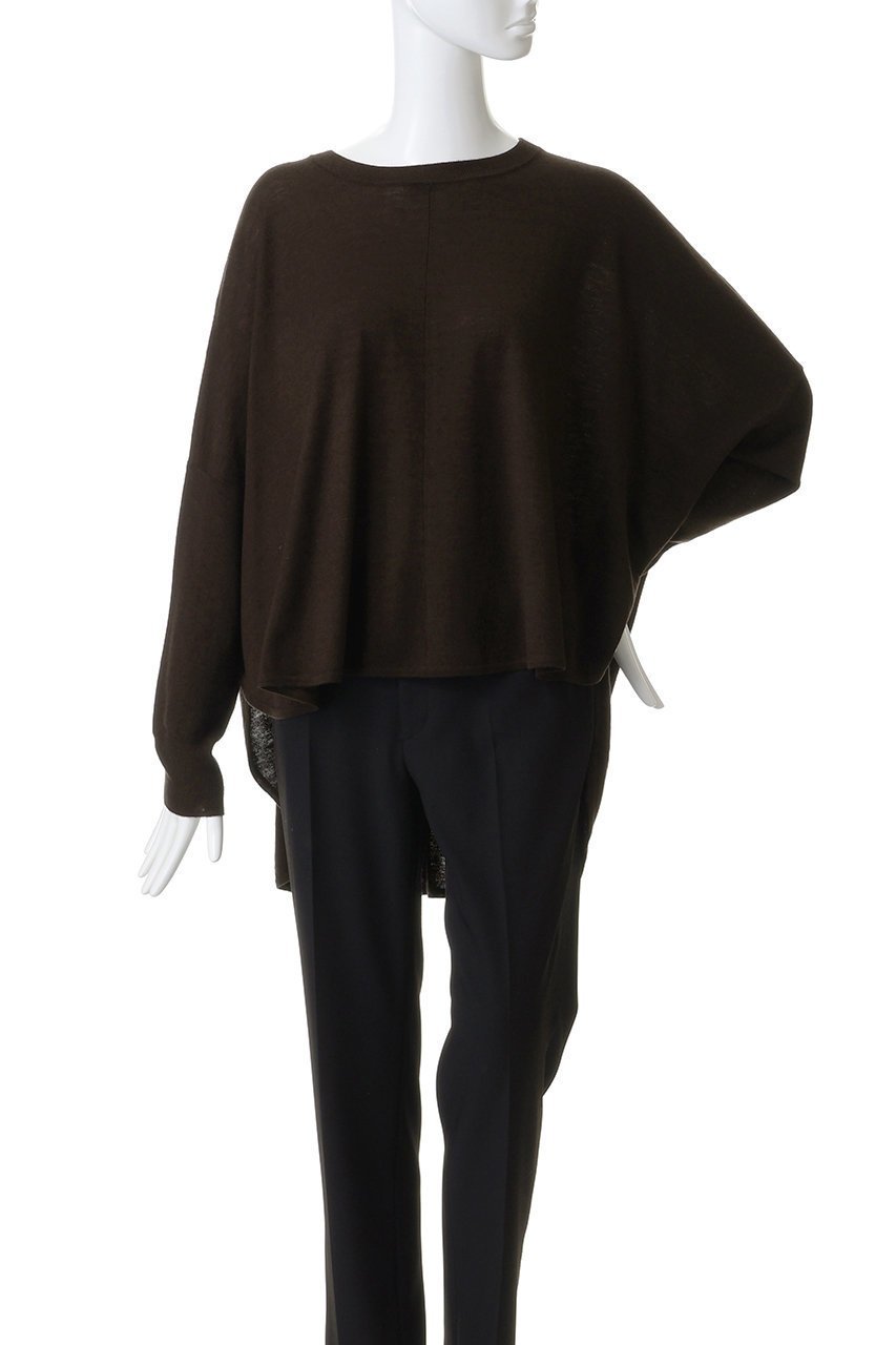 【ミズイロ インド/mizuiro ind】のフロントシームコクーンプルオーバー 人気、トレンドファッション・服の通販 founy(ファニー) ファッション Fashion レディースファッション Fashion for Women トップス・カットソー Cut & Sew Tops ニット Knit Tops & Sweaters カジュアルプルオーバー・ニットトップス Pullovers & Knit Tops / Casual Pullovers シンプル Simple, Minimal スラックス Slacks, Dress Pants デニム Denim, Jeans Material ドレープ Drape, Draping Fabric other-2|ID: prp329100004693079 ipo3291000000036216731