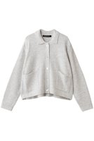 【ミズイロ インド/mizuiro ind】のshort C/D with collar カーディガン 人気、トレンドファッション・服の通販 founy(ファニー) ファッション Fashion レディースファッション Fashion for Women トップス・カットソー Cut & Sew Tops ニット Knit Tops & Sweaters カーディガン・羽織り Layered Style Cardigans カーディガン Cardigan, Knitwear クラシック Classic, Timeless Style ショート Short, Short Length バランス Balance, Style Balance フレア Flare, Flared マニッシュ Mannish, Boyish 新作・新入荷 New Arrivals / New In |ID:prp329100004693081