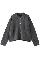 【ミズイロ インド/mizuiro ind】のshort C/D with collar カーディガン 人気、トレンドファッション・服の通販 founy(ファニー) ファッション Fashion レディースファッション Fashion for Women トップス・カットソー Cut & Sew Tops ニット Knit Tops & Sweaters カーディガン・羽織り Layered Style Cardigans カーディガン Cardigan, Knitwear クラシック Classic, Timeless Style ショート Short, Short Length バランス Balance, Style Balance フレア Flare, Flared マニッシュ Mannish, Boyish 新作・新入荷 New Arrivals / New In thumbnail c.gray|ID: prp329100004693081 ipo3291000000033886354