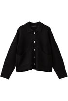 【ミズイロ インド/mizuiro ind】のshort C/D with collar カーディガン 人気、トレンドファッション・服の通販 founy(ファニー) ファッション Fashion レディースファッション Fashion for Women トップス・カットソー Cut & Sew Tops ニット Knit Tops & Sweaters カーディガン・羽織り Layered Style Cardigans カーディガン Cardigan, Knitwear クラシック Classic, Timeless Style ショート Short, Short Length バランス Balance, Style Balance フレア Flare, Flared マニッシュ Mannish, Boyish 新作・新入荷 New Arrivals / New In thumbnail black|ID: prp329100004693081 ipo3291000000033886355