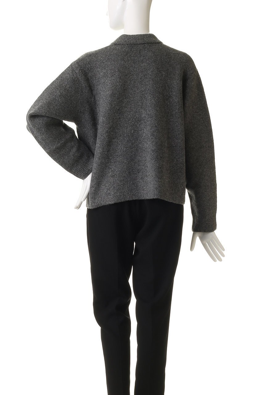 【ミズイロ インド/mizuiro ind】のshort C/D with collar カーディガン 人気、トレンドファッション・服の通販 founy(ファニー) 　ファッション　Fashion　レディースファッション　Fashion for Women　トップス・カットソー　Cut & Sew Tops　ニット　Knit Tops & Sweaters　カーディガン・羽織り　Layered Style Cardigans　カーディガン　Cardigan, Knitwear　クラシック　Classic, Timeless Style　ショート　Short, Short Length　バランス　Balance, Style Balance　フレア　Flare, Flared　マニッシュ　Mannish, Boyish　新作・新入荷　New Arrivals / New In　other-4|ID: prp329100004693081 ipo3291000000033886358