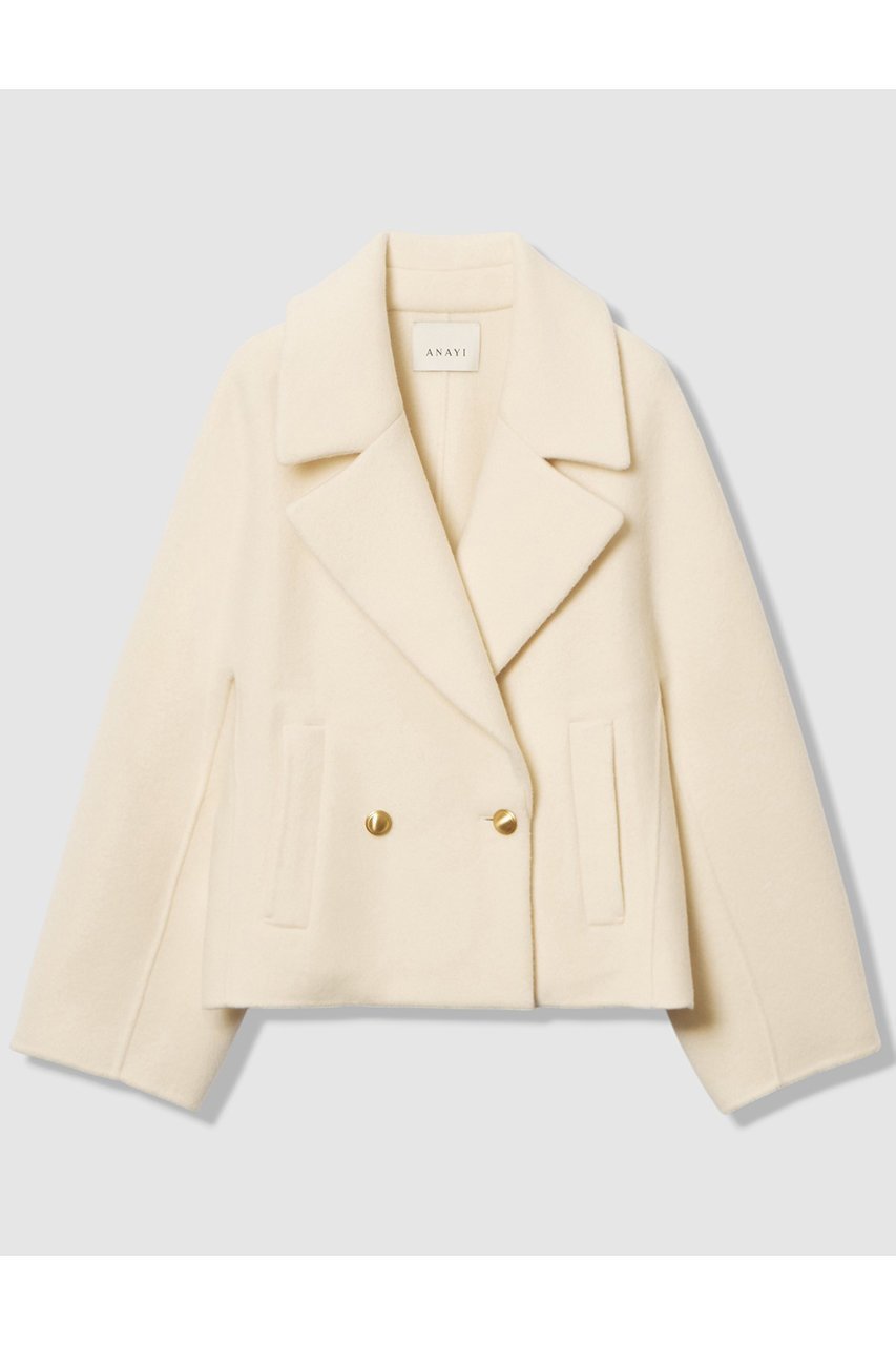 【アナイ/ANAYI】のシャギーリバーショートコート 人気、トレンドファッション・服の通販 founy(ファニー) 　ファッション　Fashion　レディースファッション　Fashion for Women　アウター　Coat / Outerwear Collection　コート・ロングコート・ピーコート　Long Coats, Peacoats & More　ショート　Short, Short Length　ブルゾン　Blouson, Bomber Jacket　新作・新入荷　New Arrivals / New In　 other-1|ID: prp329100004693087 ipo3291000000033886389
