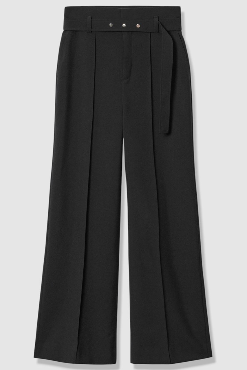 【アナイ/ANAYI】のマットクロスワイドパンツ インテリア・キッズ・メンズ・レディースファッション・服の通販 founy(ファニー) 　ファッション　Fashion　レディースファッション　Fashion for Women　パンツ　Pants & Trousers　センター　Center, Center Line　フロント　Front, Front Design　新作・新入荷　New Arrivals / New In　ブラック|ID: prp329100004693088 ipo3291000000033886399