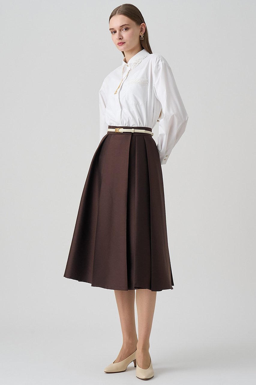 【アナイ/ANAYI】のツイルタックプリーツフレア スカート 人気、トレンドファッション・服の通販 founy(ファニー) ファッション Fashion レディースファッション Fashion for Women スカート Skirts Aライン・フレアスカート A-Line & Flared Skirts ロングスカート Long Skirts / Maxi & Midi Skirts イレギュラー Irregular Design シルク Silk, 100% Silk ツイル Twist, Twisted Detail フレア Flare, Flared プリーツ Pleats, Pleated ミックス Mix, Mixed Style ランダム Random, Irregular ロング Long, Long-Length エレガント 上品 Elegant 台形 A-Line, Trapezoid Shape other-3|ID: prp329100004693091 ipo3291000000035597224