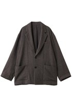 【シュタイン/ssstein】の【UNISEX】WOOL/CASHMERE FLEECE SINGLE BREASTED JACKET グレーブラウン|ID: prp329100004693095 ipo3291000000035743380