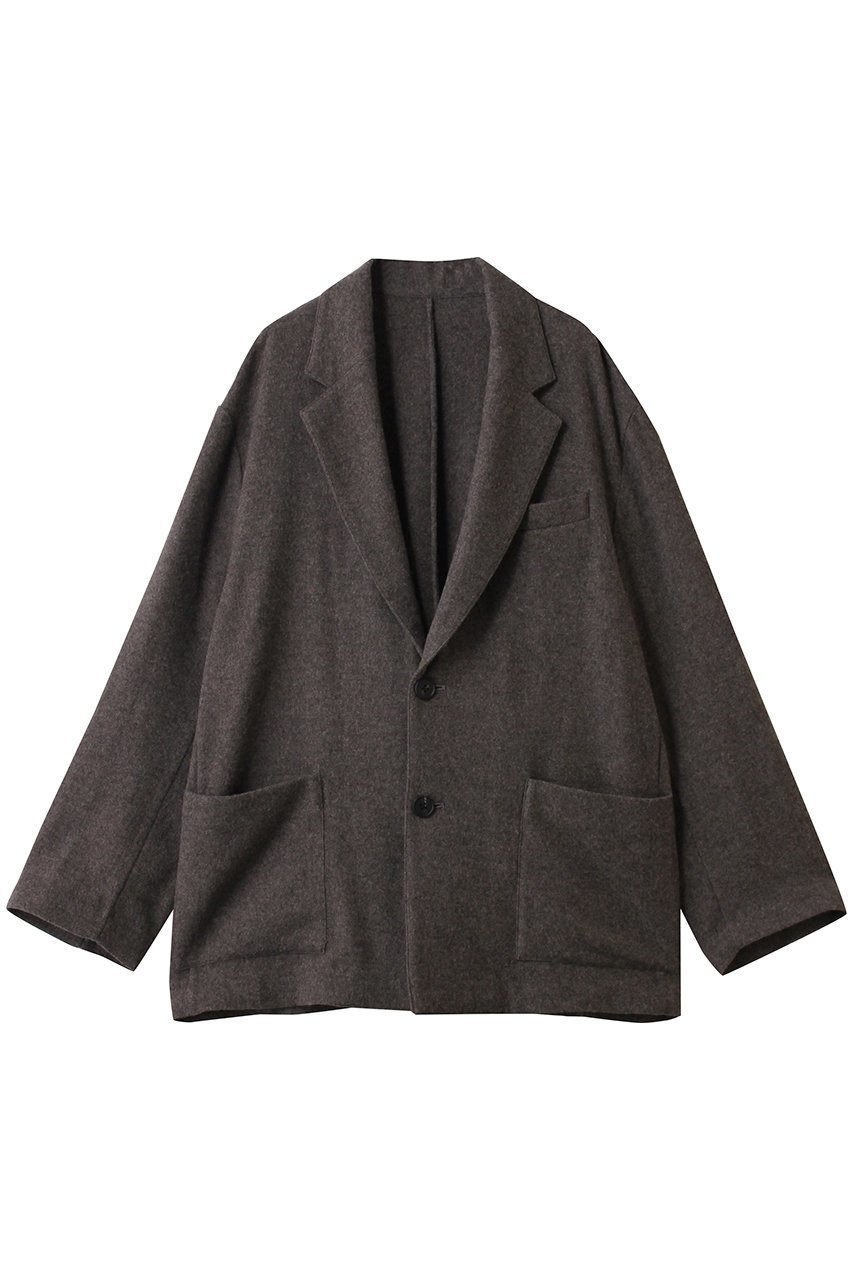 【シュタイン/ssstein】の【UNISEX】WOOL/CASHMERE FLEECE SINGLE BREASTED JACKET インテリア・キッズ・メンズ・レディースファッション・服の通販 founy(ファニー) 　ファッション　Fashion　レディースファッション　Fashion for Women　アウター　Coat / Outerwear Collection　レディースジャケット・軽アウター　Jackets　ユニセックス　Unisex, Genderless　ジャケット　Jacket, Outerwear　グレーブラウン|ID: prp329100004693095 ipo3291000000036753888