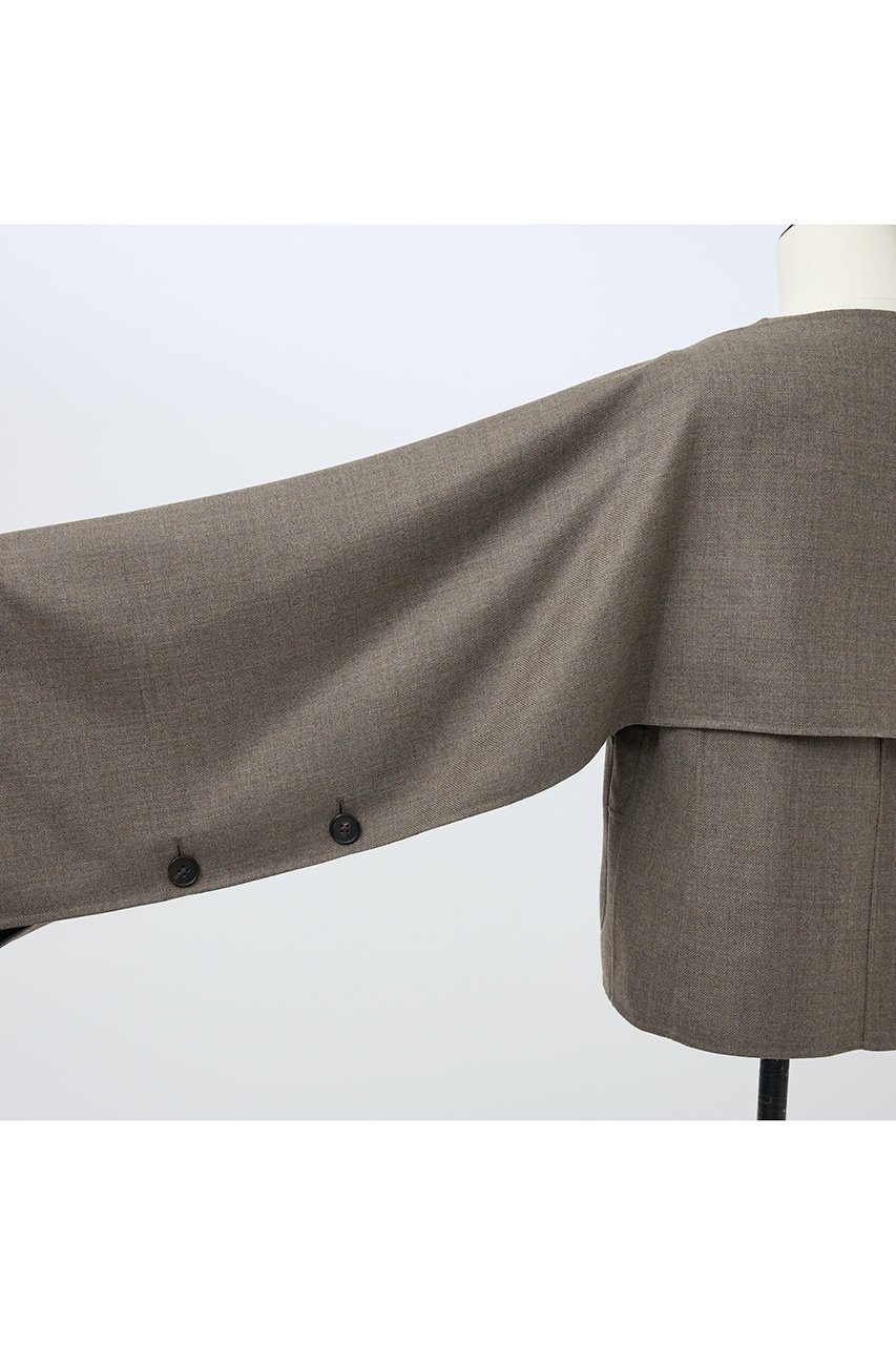 【デザイン ワークス/DESIGN WORKS】のダブルフェイスケープ&ベスト 人気、トレンドファッション・服の通販 founy(ファニー) 　ファッション　Fashion　レディースファッション　Fashion for Women　アウター　Coat / Outerwear Collection　コート・ロングコート・ピーコート　Long Coats, Peacoats & More　おすすめ　Recommended / Our Picks　コンパクト　Compact, Small Size　ショート　Short, Short Length　タートルネック　Turtleneck, High Neck　ダブル　Double, Double-Breasted　フェイス　Face, Facial Design　ベスト　Vest, Waistcoat　リバーシブル　Reversible, Two-Sided　エレガント 上品　Elegant　other-5|ID: prp329100004694278 ipo3291000000035869447