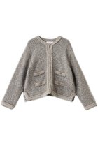 【ミュベール/MUVEIL】のウサギツイードニットジャケット 人気、トレンドファッション・服の通販 founy(ファニー) ファッション Fashion レディースファッション Fashion for Women アウター Coat / Outerwear Collection レディースジャケット・軽アウター Jackets エレガント 上品 Elegant クラシック Classic, Timeless Style コレクション Collection, Seasonal Line ジャケット Jacket, Outerwear ツイード Twill, Twill Weave ミックス Mix, Mixed Style 新作・新入荷 New Arrivals / New In thumbnail グレー|ID: prp329100004694280 ipo3291000000033896148