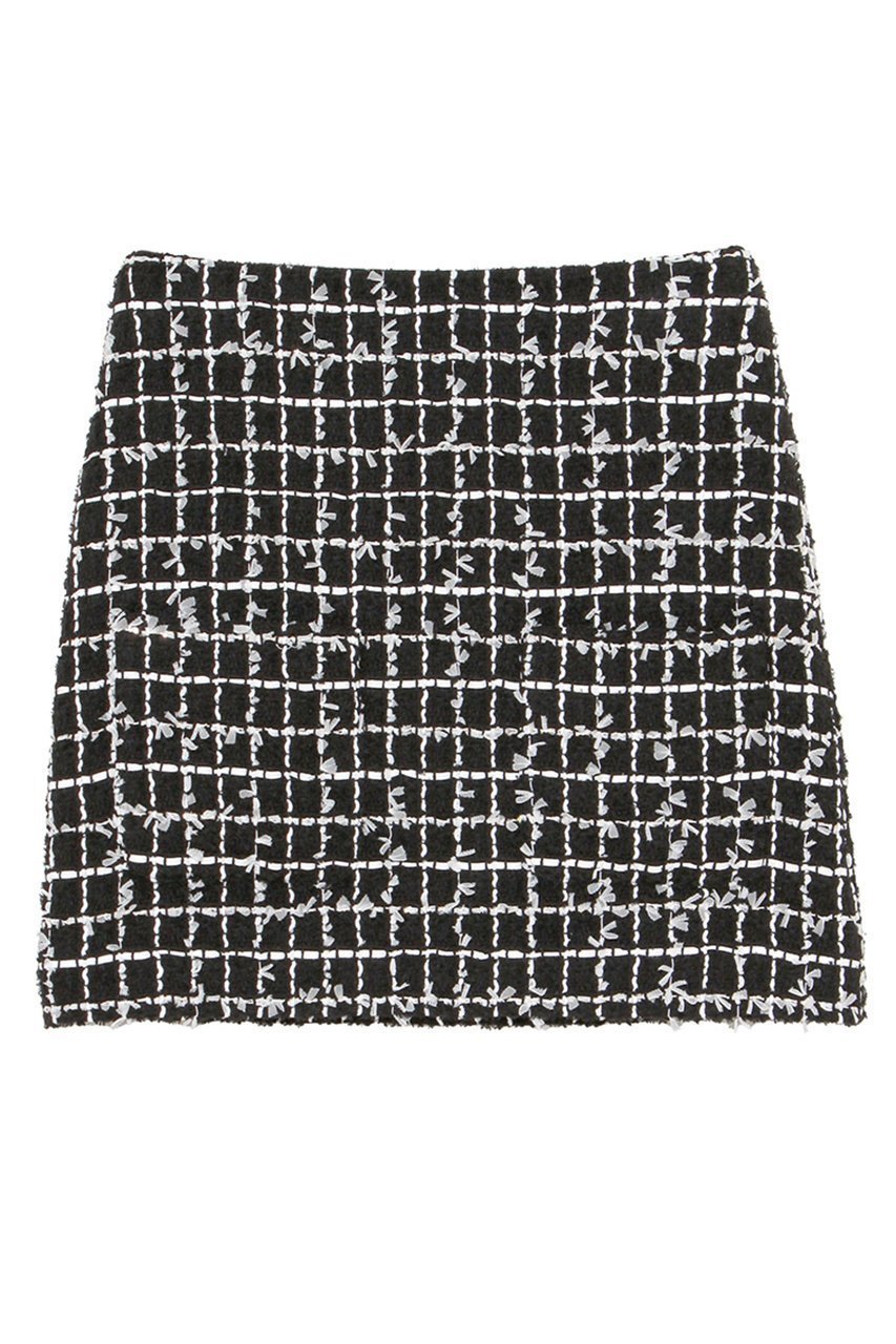【マディソンブルー/MADISONBLUE】のLOW WAIST PATCH-P MINI SK TWEED ツイードミニスカート インテリア・キッズ・メンズ・レディースファッション・服の通販 founy(ファニー) 　ファッション　Fashion　レディースファッション　Fashion for Women　スカート　Skirts　ミニスカート　Mini Skirts　クラシック　Classic, Timeless Style　ツイード　Twill, Twill Weave　パッチ　Patch, Appliqué　ポケット　Pocket, Pocket Detail　ミニスカート　Mini Skirt, Short Skirt　モノトーン　Monotone, Black and White　再入荷　Restock / Back in Stock　ブラック|ID: prp329100004694281 ipo3291000000036242368