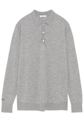 【マディソンブルー/MADISONBLUE】 WRIKLED RELAXED FIT POLO KNIT ポロニット人気、トレンドファッション・服の通販 founy(ファニー) ファッション Fashion レディースファッション Fashion for Women トップス・カットソー Cut & Sew Tops ニット Knit Tops & Sweaters カジュアルプルオーバー・ニットトップス Pullovers & Knit Tops / Casual Pullovers ジャカード／ジャガード Jacquard, Woven Pattern フィット Fit, Slim Fit リラックス Relax, Relaxed Fit 新作・新入荷 New Arrivals / New In |ID:prp329100004694282