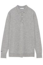 【マディソンブルー/MADISONBLUE】のWRIKLED RELAXED FIT POLO KNIT ポロニット 人気、トレンドファッション・服の通販 founy(ファニー) ファッション Fashion レディースファッション Fashion for Women トップス・カットソー Cut & Sew Tops ニット Knit Tops & Sweaters カジュアルプルオーバー・ニットトップス Pullovers & Knit Tops / Casual Pullovers ジャカード／ジャガード Jacquard, Woven Pattern フィット Fit, Slim Fit リラックス Relax, Relaxed Fit 新作・新入荷 New Arrivals / New In thumbnail グレー|ID: prp329100004694282 ipo3291000000033896165