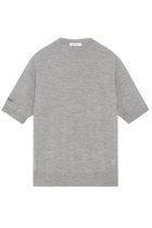 【マディソンブルー/MADISONBLUE】のWRIKLED CREW NECK H/S PO クルーネックプルオーバー 人気、トレンドファッション・服の通販 founy(ファニー) ファッション Fashion レディースファッション Fashion for Women トップス・カットソー Cut & Sew Tops ニット Knit Tops & Sweaters カジュアルプルオーバー・ニットトップス Pullovers & Knit Tops / Casual Pullovers ジャカード／ジャガード Jacquard, Woven Pattern 新作・新入荷 New Arrivals / New In thumbnail グレー|ID: prp329100004694283 ipo3291000000033896174