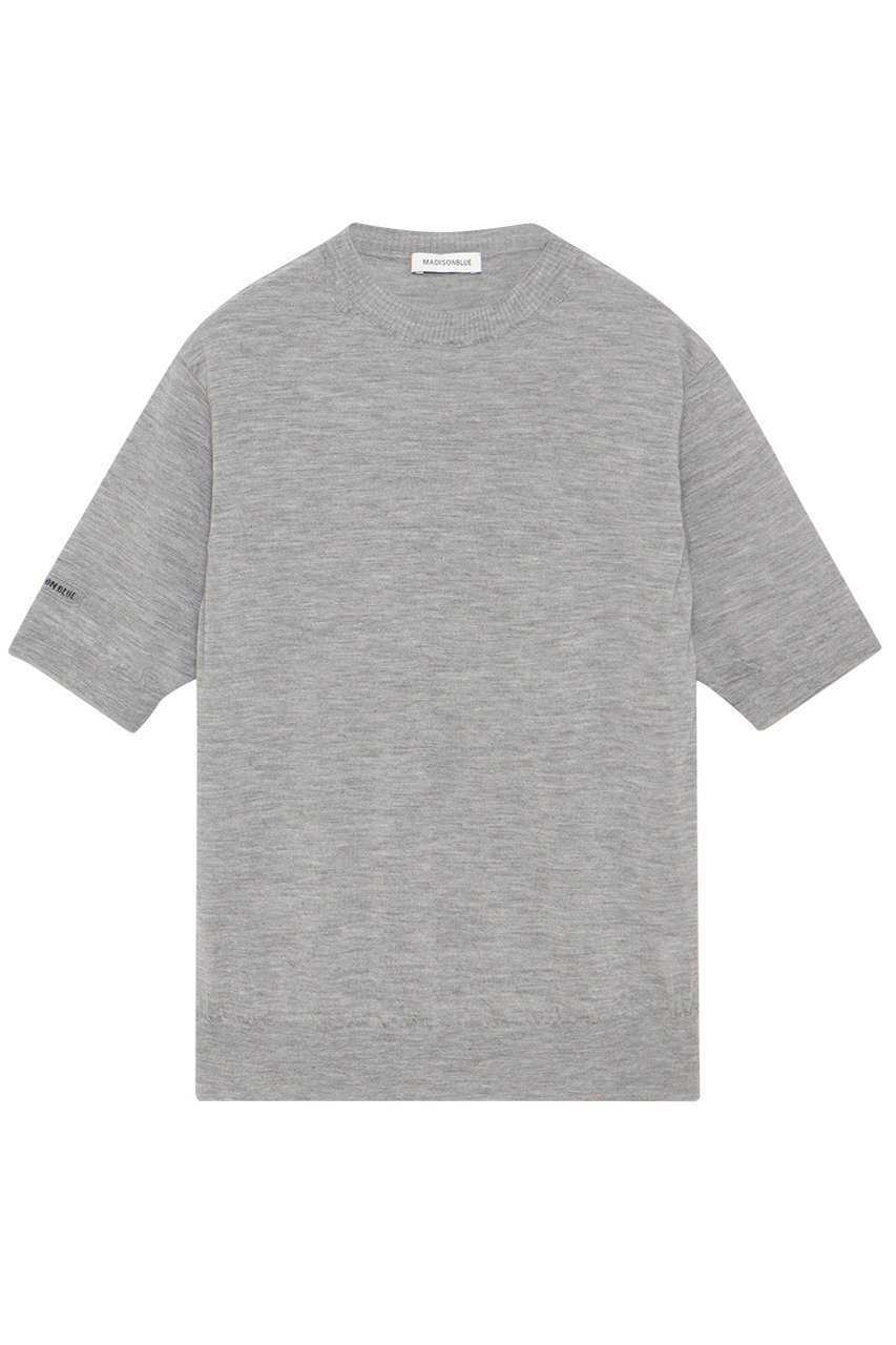 【マディソンブルー/MADISONBLUE】のWRIKLED CREW NECK H/S PO クルーネックプルオーバー インテリア・キッズ・メンズ・レディースファッション・服の通販 founy(ファニー) 　ファッション　Fashion　レディースファッション　Fashion for Women　トップス・カットソー　Cut & Sew Tops　ニット　Knit Tops & Sweaters　カジュアルプルオーバー・ニットトップス　Pullovers & Knit Tops / Casual Pullovers　ジャカード／ジャガード　Jacquard, Woven Pattern　新作・新入荷　New Arrivals / New In　グレー|ID: prp329100004694283 ipo3291000000033896174