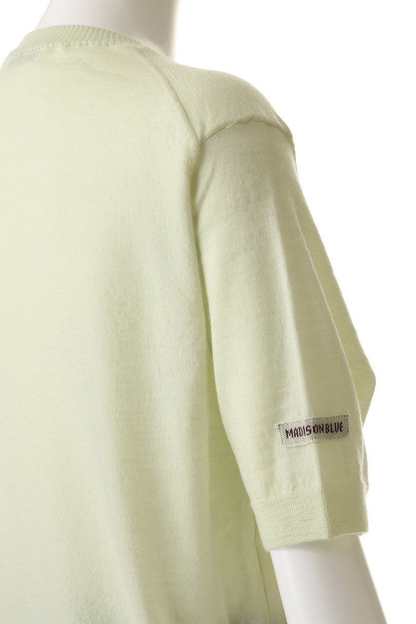 【マディソンブルー/MADISONBLUE】のWRIKLED CREW NECK H/S PO クルーネックプルオーバー 人気、トレンドファッション・服の通販 founy(ファニー) 　ファッション　Fashion　レディースファッション　Fashion for Women　トップス・カットソー　Cut & Sew Tops　ニット　Knit Tops & Sweaters　カジュアルプルオーバー・ニットトップス　Pullovers & Knit Tops / Casual Pullovers　ジャカード／ジャガード　Jacquard, Woven Pattern　other-5|ID: prp329100004694283 ipo3291000000036620368