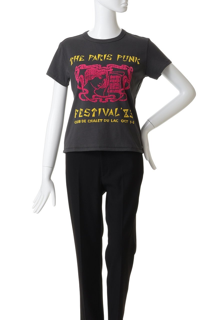 【マザー/MOTHER】のTHE LIL GOODIE GOODIE FESTIVAL Tシャツ (PAK) 人気、トレンドファッション・服の通販 founy(ファニー) 　ファッション　Fashion　レディースファッション　Fashion for Women　トップス・カットソー　Cut & Sew Tops　シャツ・ブラウス・オフィスカジュアル　Elegant Blouses & Button-Ups　ロングTシャツ・Tシャツ　Longline T-Shirts & Tees　カットソー・ベーシックTシャツ　Cut-and-Sewn Tops / Stretch Tees & Basics　グラフィック　Graphic, Graphic Design　ショート　Short, Short Length　スリーブ　Sleeve, Long Sleeve / Short Sleeve　デニム　Denim, Jeans Material　プリント　Print, Printed Pattern　モチーフ　Motif, Design Theme　ヴィンテージ　Vintage Style　新作・新入荷　New Arrivals / New In　other-2|ID: prp329100004694285 ipo3291000000033896192