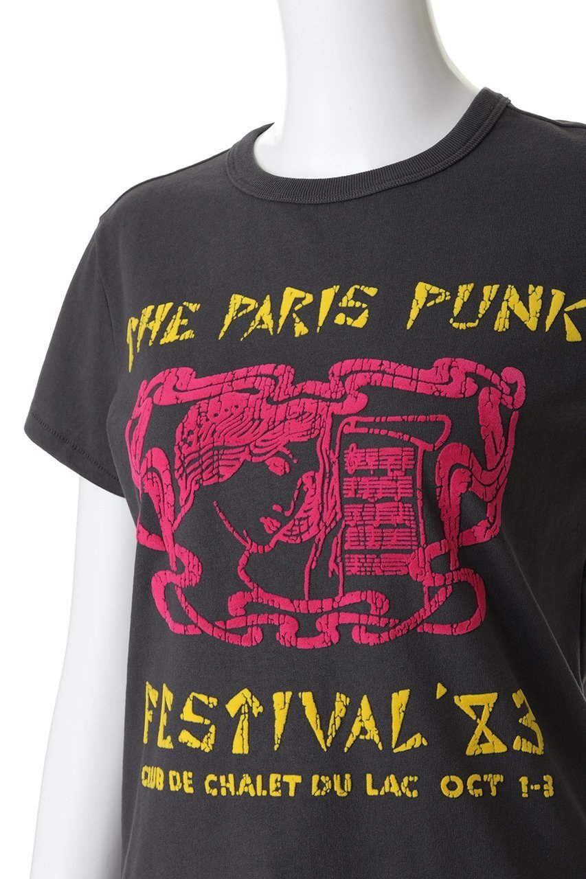 【マザー/MOTHER】のTHE LIL GOODIE GOODIE FESTIVAL Tシャツ (PAK) 人気、トレンドファッション・服の通販 founy(ファニー) 　ファッション　Fashion　レディースファッション　Fashion for Women　トップス・カットソー　Cut & Sew Tops　シャツ・ブラウス・オフィスカジュアル　Elegant Blouses & Button-Ups　ロングTシャツ・Tシャツ　Longline T-Shirts & Tees　カットソー・ベーシックTシャツ　Cut-and-Sewn Tops / Stretch Tees & Basics　グラフィック　Graphic, Graphic Design　ショート　Short, Short Length　スリーブ　Sleeve, Long Sleeve / Short Sleeve　デニム　Denim, Jeans Material　プリント　Print, Printed Pattern　モチーフ　Motif, Design Theme　ヴィンテージ　Vintage Style　新作・新入荷　New Arrivals / New In　other-5|ID: prp329100004694285 ipo3291000000033896195