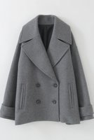【ハー/HER.】の【9/18 12:00販売開始】ビッグカラーコート 人気、トレンドファッション・服の通販 founy(ファニー) ファッション Fashion レディースファッション Fashion for Women アウター Coat / Outerwear Collection コート・ロングコート・ピーコート Long Coats, Peacoats & More ビッグ Big, Oversized ボックス Boxy, Box Shape メルトン Melton, Heavy Wool ロング Long, Long-Length エレガント 上品 Elegant 新作・新入荷 New Arrivals / New In 防寒 Cold Protection, Winter-Ready |ID:prp329100004695404