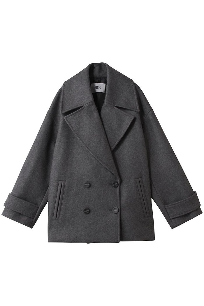 【ハー/HER.】のビッグカラーコート インテリア・キッズ・メンズ・レディースファッション・服の通販 founy(ファニー) https://founy.com/ ファッション Fashion レディースファッション Fashion for Women アウター Coat / Outerwear Collection コート・ロングコート・ピーコート Long Coats, Peacoats & More ショート Short, Short Length ビッグ Big, Oversized ボックス Boxy, Box Shape メルトン Melton, Heavy Wool エレガント 上品 Elegant 防寒 Cold Protection, Winter-Ready |ID: prp329100004695404 ipo3291000000035725030