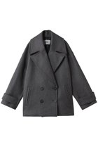 【ハー/HER.】のビッグカラーコート チャコールグレー|ID: prp329100004695404 ipo3291000000035725032