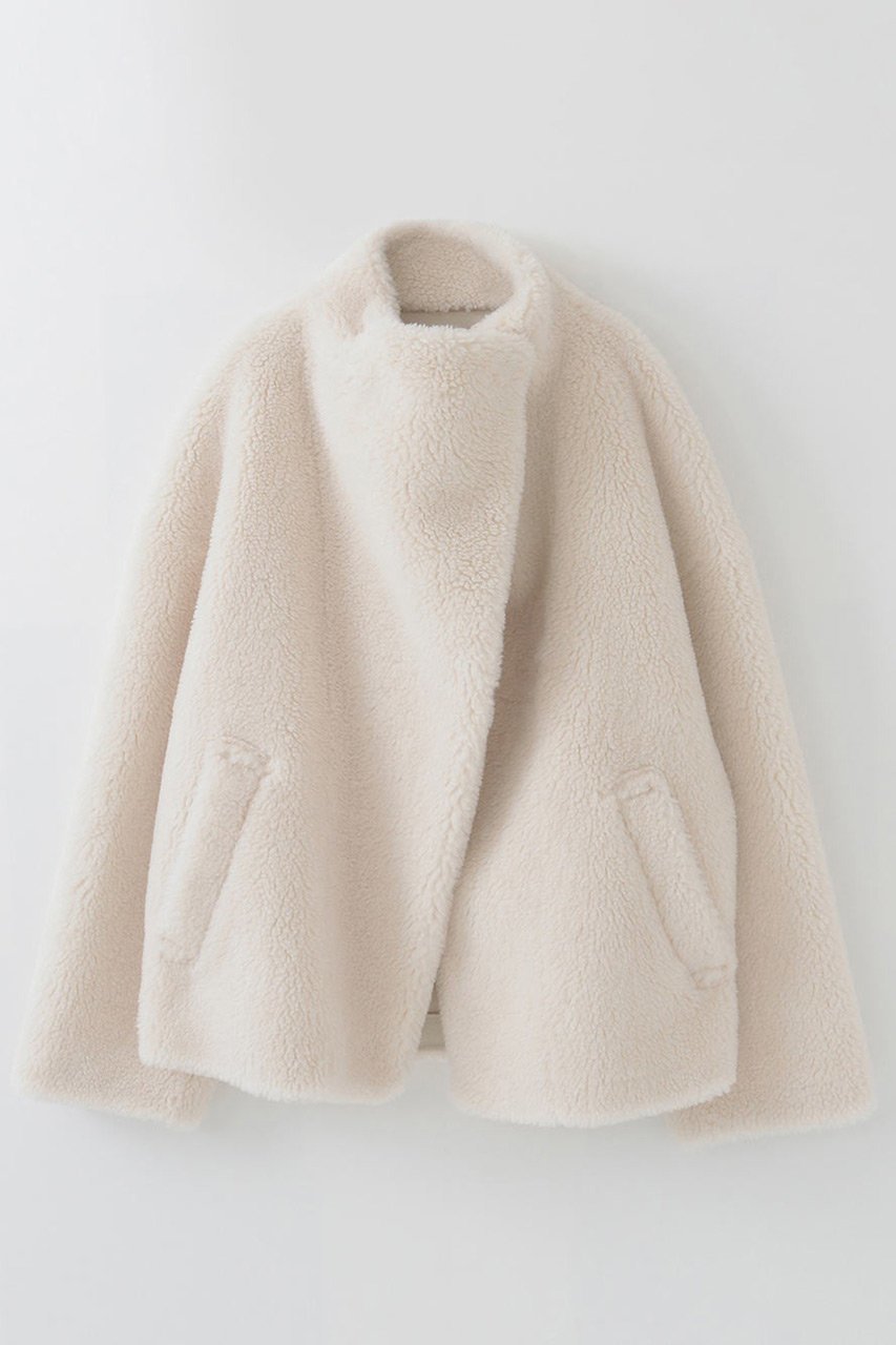 【ハー/HER.】の【9/18 12:00販売開始】スタンドカラーボアコート 人気、トレンドファッション・服の通販 founy(ファニー) 　ファッション　Fashion　レディースファッション　Fashion for Women　アウター　Coat / Outerwear Collection　コート・ロングコート・ピーコート　Long Coats, Peacoats & More　ショート　Short, Short Length　シンプル　Simple, Minimal　定番　Standard, Basic Item　新作・新入荷　New Arrivals / New In　 other-1|ID: prp329100004695405 ipo3291000000033905882