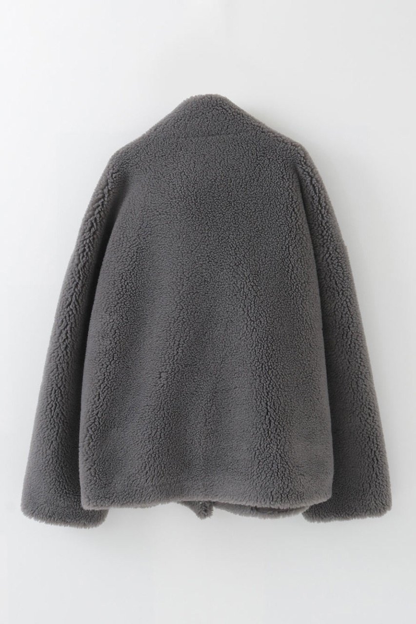 【ハー/HER.】の【9/18 12:00販売開始】スタンドカラーボアコート 人気、トレンドファッション・服の通販 founy(ファニー) 　ファッション　Fashion　レディースファッション　Fashion for Women　アウター　Coat / Outerwear Collection　コート・ロングコート・ピーコート　Long Coats, Peacoats & More　ショート　Short, Short Length　シンプル　Simple, Minimal　定番　Standard, Basic Item　新作・新入荷　New Arrivals / New In　other-5|ID: prp329100004695405 ipo3291000000033905888