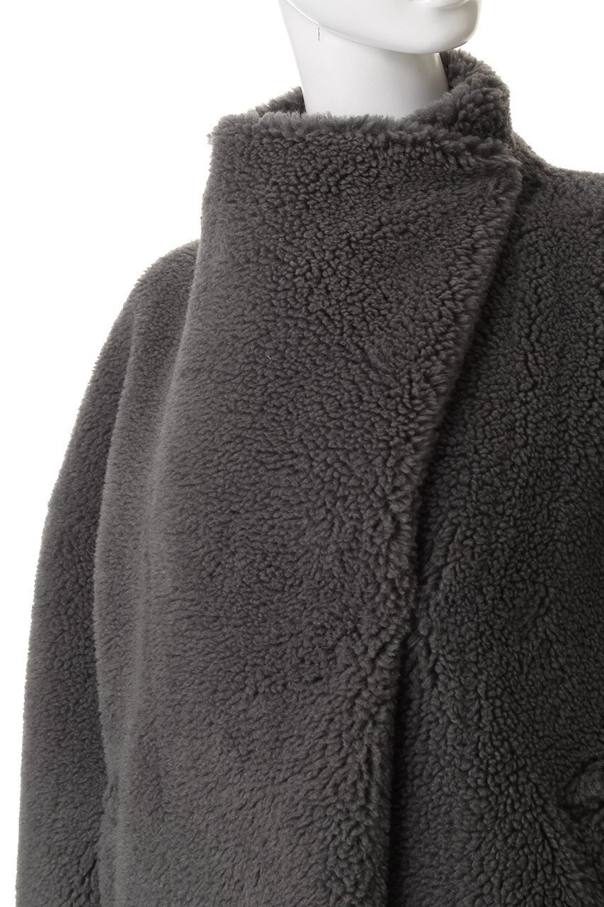 【ハー/HER.】のスタンドカラーボアコート 人気、トレンドファッション・服の通販 founy(ファニー) 　ファッション　Fashion　レディースファッション　Fashion for Women　アウター　Coat / Outerwear Collection　コート・ロングコート・ピーコート　Long Coats, Peacoats & More　ショート　Short, Short Length　シンプル　Simple, Minimal　定番　Standard, Basic Item　other-5|ID: prp329100004695405 ipo3291000000036004513