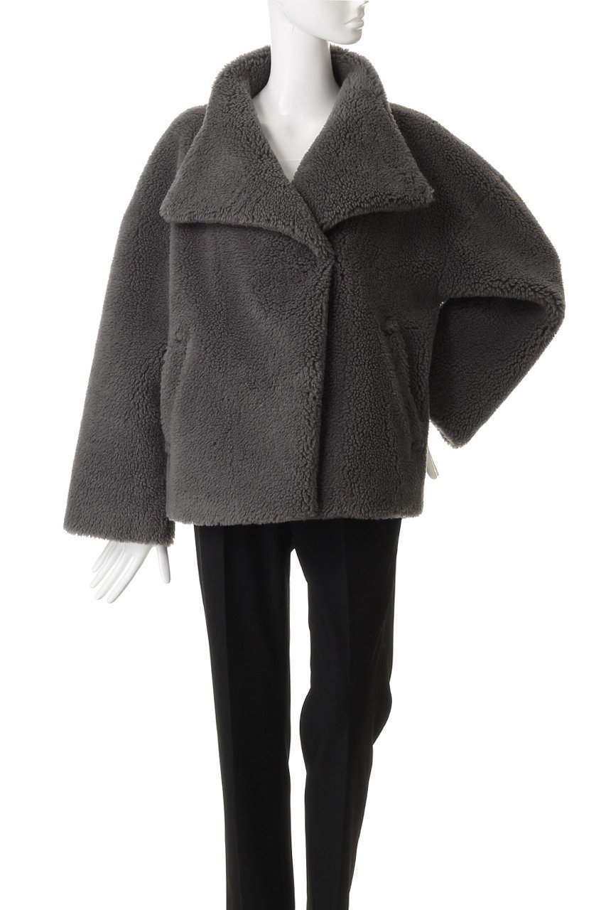 【ハー/HER.】のスタンドカラーボアコート 人気、トレンドファッション・服の通販 founy(ファニー) 　ファッション　Fashion　レディースファッション　Fashion for Women　アウター　Coat / Outerwear Collection　コート・ロングコート・ピーコート　Long Coats, Peacoats & More　ショート　Short, Short Length　シンプル　Simple, Minimal　定番　Standard, Basic Item　other-7|ID: prp329100004695405 ipo3291000000036004515