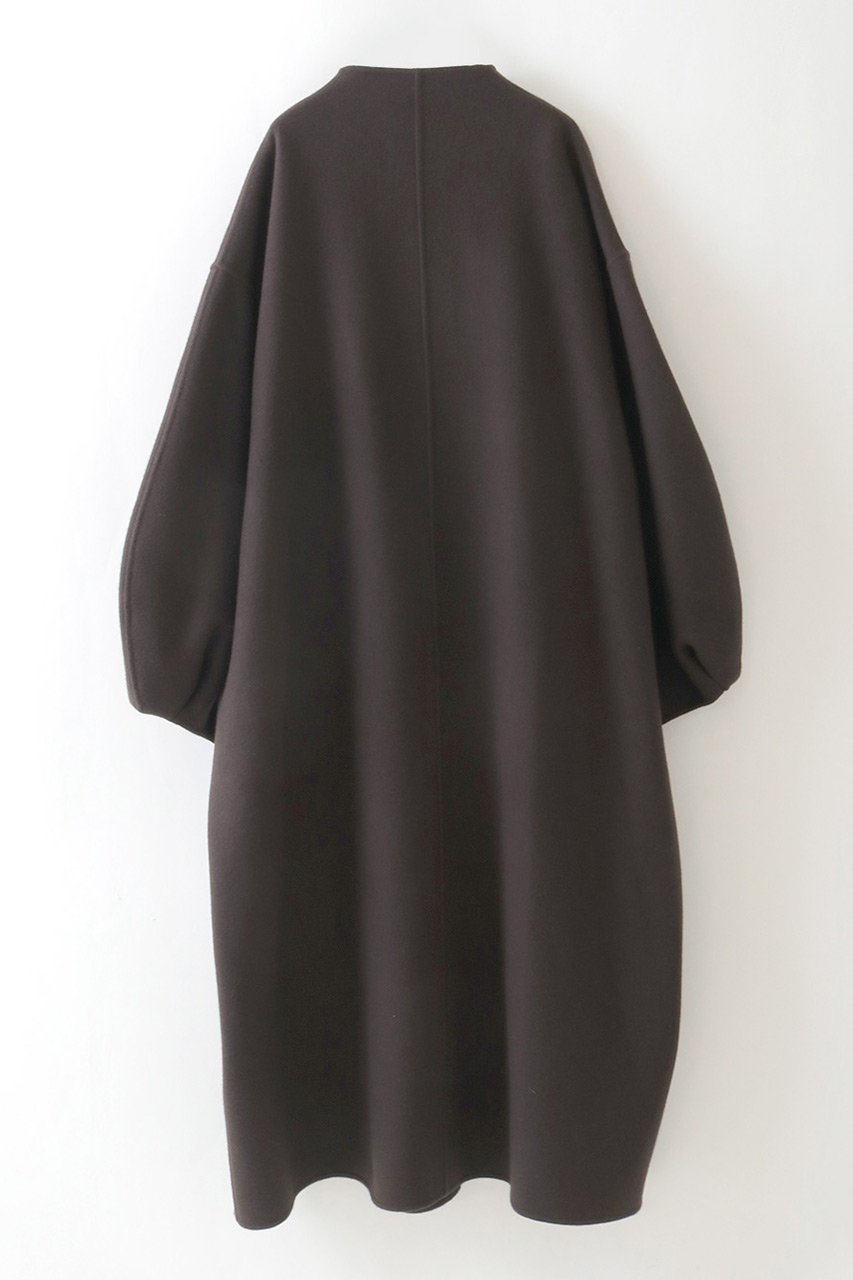 【ハー/HER.】の【9/18 12:00販売開始】ウールリバードルマンコート 人気、トレンドファッション・服の通販 founy(ファニー) 　ファッション　Fashion　レディースファッション　Fashion for Women　アウター　Coat / Outerwear Collection　コート・ロングコート・ピーコート　Long Coats, Peacoats & More　ダブル　Double, Double-Breasted　ドレープ　Drape, Draping Fabric　ロング　Long, Long-Length　エレガント 上品　Elegant　新作・新入荷　New Arrivals / New In　防寒　Cold Protection, Winter-Ready　other-6|ID: prp329100004695406 ipo3291000000033905898
