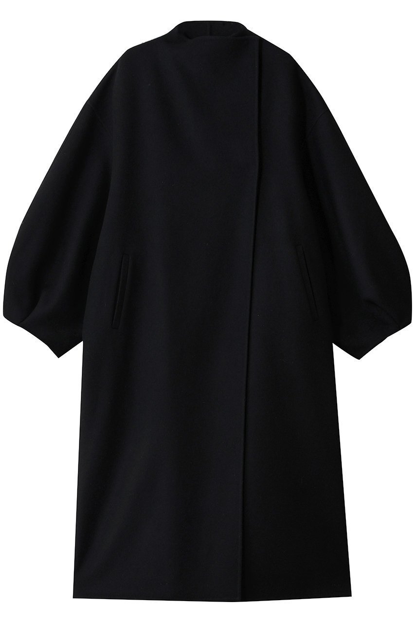 【ハー/HER.】のウールリバードルマンコート 人気、トレンドファッション・服の通販 founy(ファニー) 　ファッション　Fashion　レディースファッション　Fashion for Women　アウター　Coat / Outerwear Collection　コート・ロングコート・ピーコート　Long Coats, Peacoats & More　ダブル　Double, Double-Breasted　ドレープ　Drape, Draping Fabric　ロング　Long, Long-Length　エレガント 上品　Elegant　防寒　Cold Protection, Winter-Ready　 other-1|ID: prp329100004695406 ipo3291000000035754012