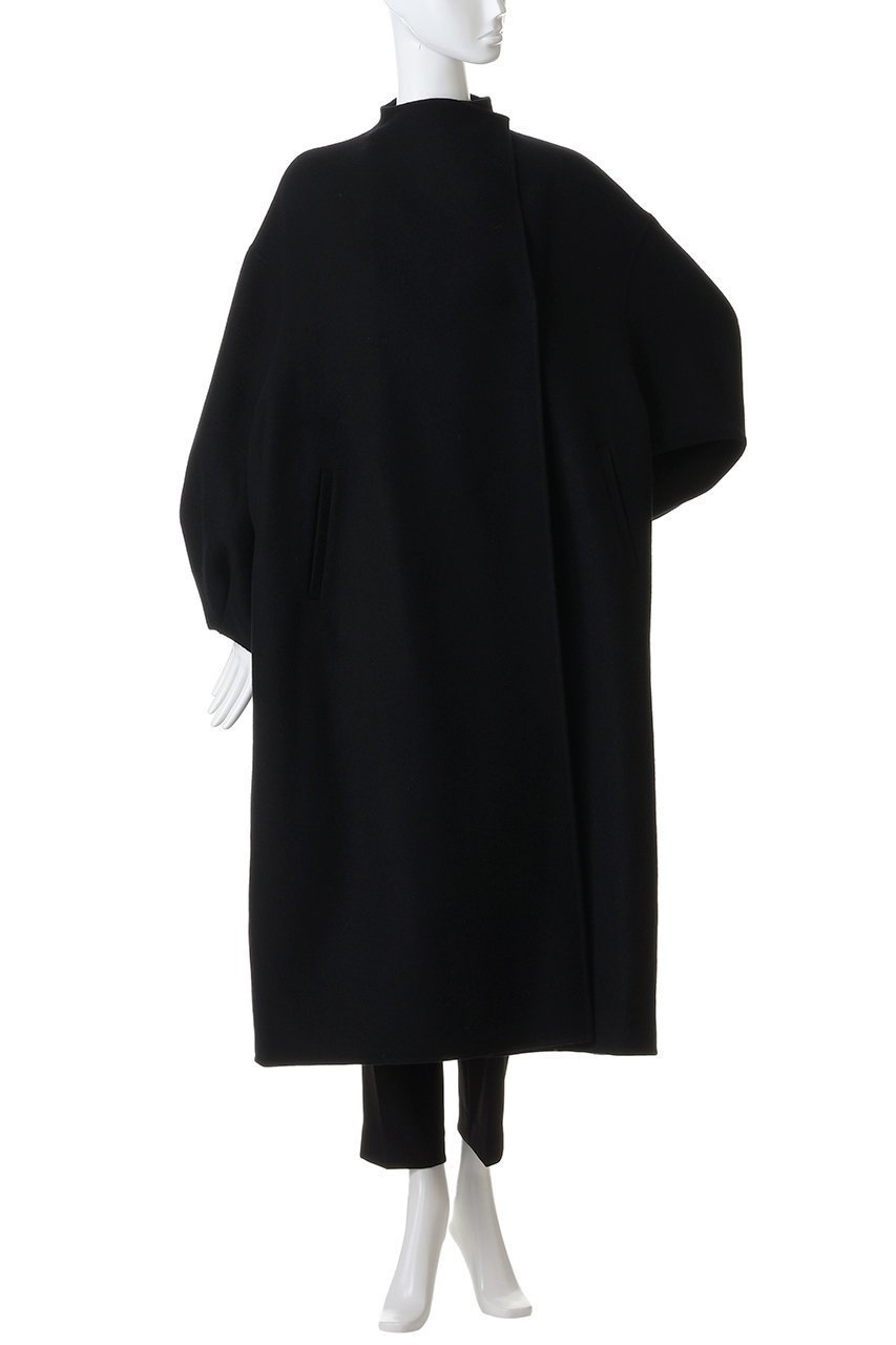 【ハー/HER.】のウールリバードルマンコート 人気、トレンドファッション・服の通販 founy(ファニー) 　ファッション　Fashion　レディースファッション　Fashion for Women　アウター　Coat / Outerwear Collection　コート・ロングコート・ピーコート　Long Coats, Peacoats & More　ダブル　Double, Double-Breasted　ドレープ　Drape, Draping Fabric　ロング　Long, Long-Length　エレガント 上品　Elegant　防寒　Cold Protection, Winter-Ready　other-2|ID: prp329100004695406 ipo3291000000035754015